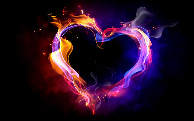 love flame heart